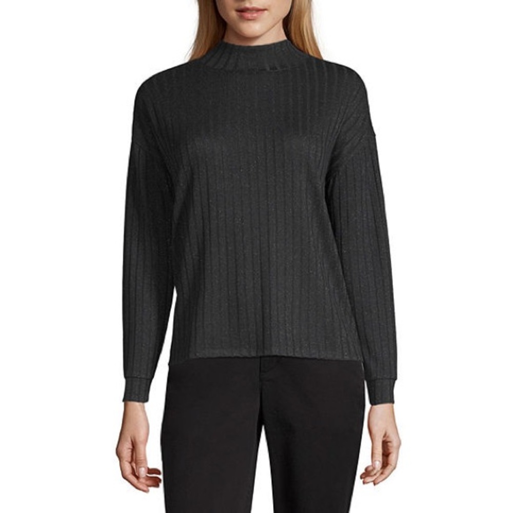 Worthington Mock Neck Long Sleeve